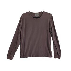 COS Women Long Sleeve Pullover Tee Crew Neck Sz M Purple Casual Everyday 9-11